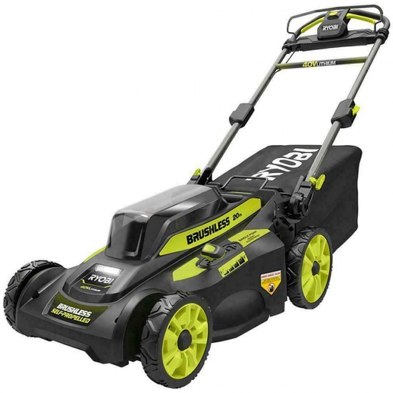 RYOBI 20 in 40Volt Brushless Cordless Self propelled mower(no battery)no charger