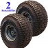 2) 15x6.00-6 15x600-6 15/6.00-6 15/600-6 Lawn Mower Tire Rim Wheel Assembly P34