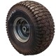 2) 15x6.00-6 15x600-6 15/6.00-6 15/600-6 Lawn Mower Tire Rim Wheel Assembly P34
