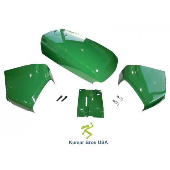 New Hood, Fuel Door Kit, Cowl LH/RH & Cowl Cover fits John Deere 4200 4300 4400