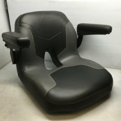 座椅 King sk120 双色割草机座椅带衬垫扶手，口音拼接
