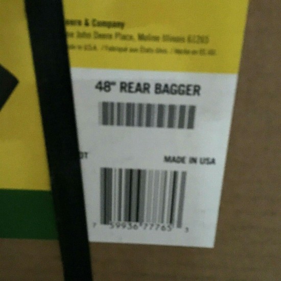 John Deere Dual-Bagger Kit for 100 Series 48 inch Deck Tractors BG20777