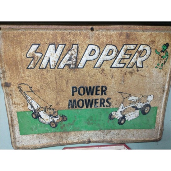 Vintage 1960's Snapper Lawn Mower Sign