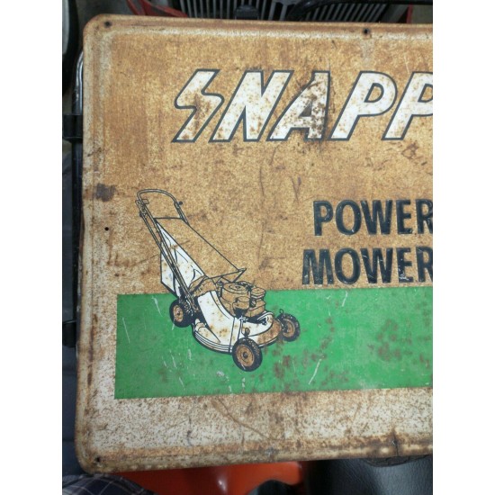 Vintage 1960's Snapper Lawn Mower Sign