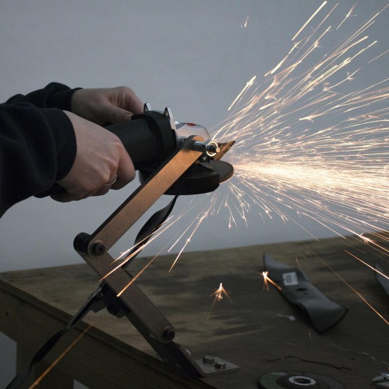 Model 5000 Lawn Mower Blade Sharpener for Straight Mulching and Standard