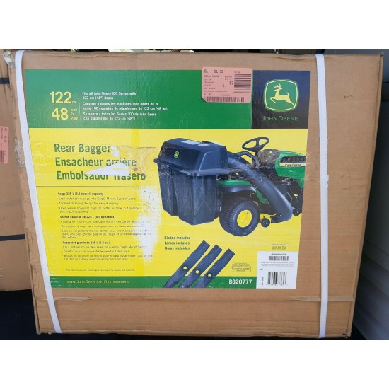 John Deere Dual-Bagger Kit for 100 Series 42 inch Deck Tractors BG20776