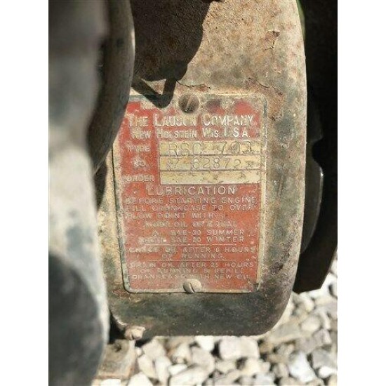 Toro Zipper Lauson RSC-793 Walk Behind Sickle Bar Mower, Vintage Garden Tractor