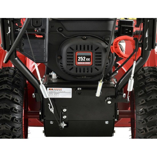 埃美柯 28 in。 252cc 两个-stage 电机、反冲启动燃气除雪机/投掷器全新