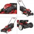 21 in. 159 cc gas walk behind self propelled lawn mower with check don't ch