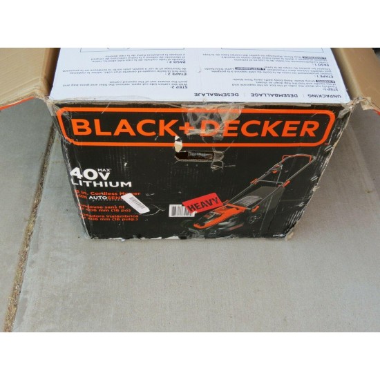 BLACK + DECKER CM1640 40V MAX Cordless Lawn Mower