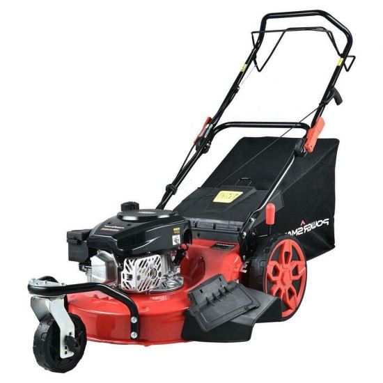 20 in. 3-in-1 170 cc gas walk behind self propelled lawn mower
