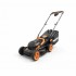 Worx WG779 40 Volt 14 Inch Electric Lawn Mower with Mulching and Intellicut