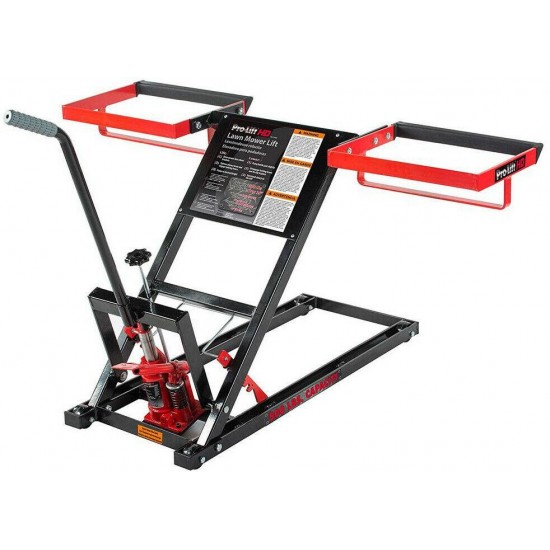 Lawn Mower Jack Lift Heavy 500lb Capacity Hydraulic ATV Zero Turn Riding Tractor