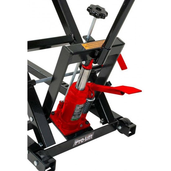 Lawn Mower Jack Lift Heavy 500lb Capacity Hydraulic ATV Zero Turn Riding Tractor