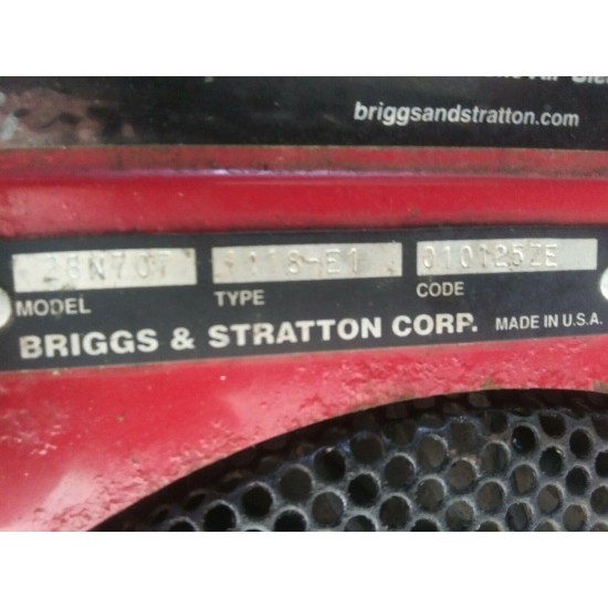 14.5 BRIGGS & STRATTON OHV VERTICAL SHAFT  LAWN MOWER ENGINE 28N707 1113 E1
