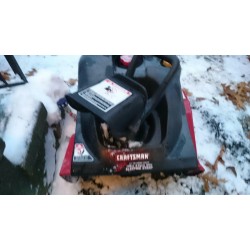 Craftsman 单级扫雪机。 运行良好状况良好