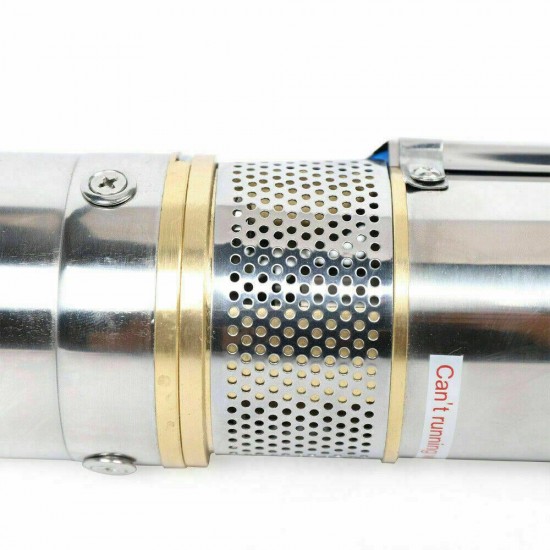 3'' FARM RANCH SOLAR SUBMERSIBLE WATER PUMP BORE HOLE DEEP WELL PUMP NEW USA!