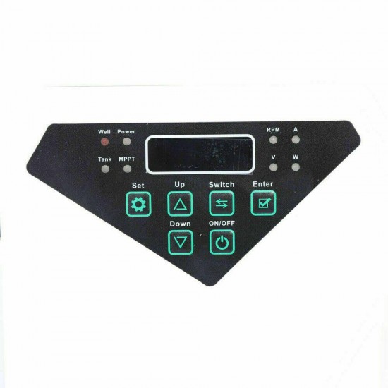 3'' FARM RANCH SOLAR SUBMERSIBLE WATER PUMP BORE HOLE DEEP WELL PUMP NEW USA!