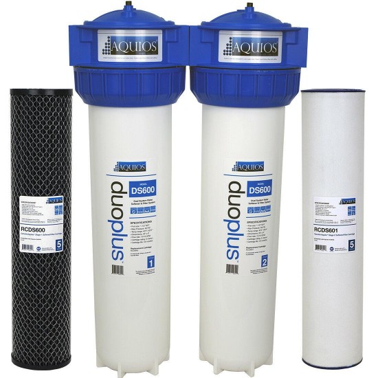 Aquios® DuoPlus™ DS600 Salt Free Water Softener & Filter System