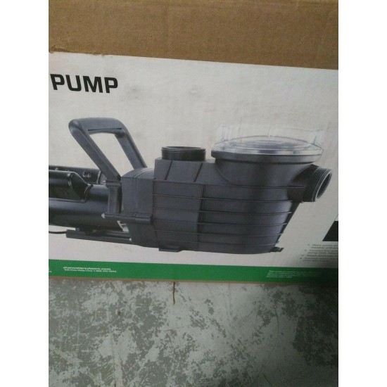 STAR Water Systems Pool Pump 1 HP Thermoplastic Pool Pump dual voltage