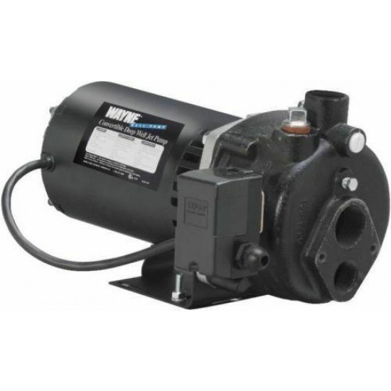 NEW WAYNE CWS75 3/4 HP DEEP WELL JET PUMP 120/240 VOLT NEW USA MADE SALE 6173611