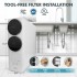 Reverse Osmosis Drinking Water Filtration System TDS Reduction 400GPD Purifier