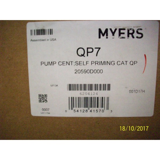 MYERS QP-7 IRRIGATION PUMP