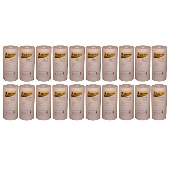 Pentek DGD-2501 1 Micron Whole House 10 Inch Sediment Water Filter 20 Pack