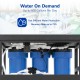600 GPD Commercial Reverse Osmosis Water Filtration System 5 Stage High Capacity