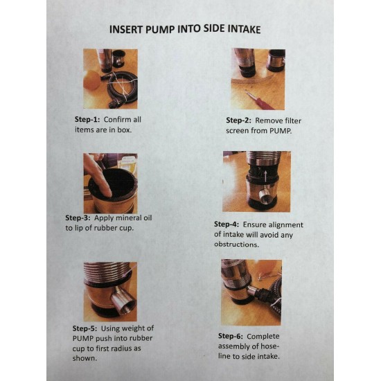 Strom 4 Inch Automatic BSP Cistern Pump with Intake Floatation Device