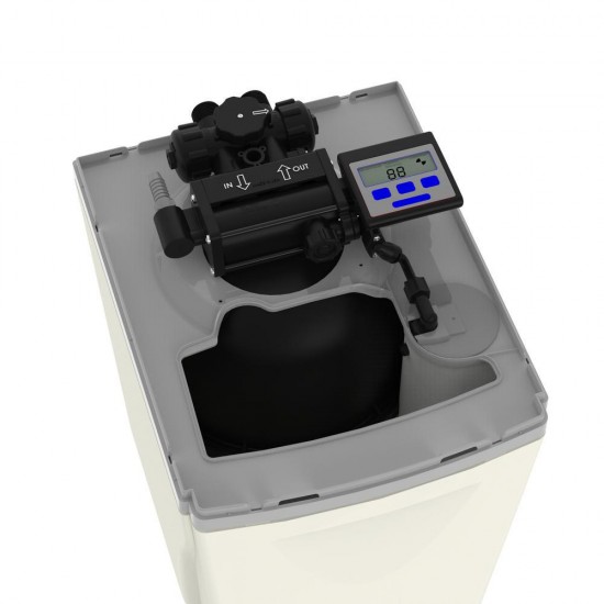 Water Softener System 36,400-Grain Capacity Programmable Indicator Light