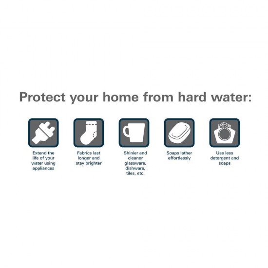 Water Softener System 36,400-Grain Capacity Programmable Indicator Light
