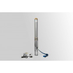 Submersible Deep Water Well Pump 3 HP 13 Amp 220V 625 Feet 35 GPM W/ Control Box