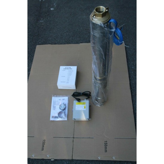 Submersible Deep Water Well Pump 3 HP 13 Amp 220V 625 Feet 35 GPM W/ Control Box