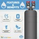 Whole House Home Salt Free Conditioner & Radial Flow Big Blue Filter