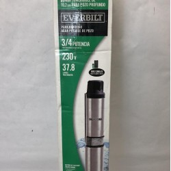 New Everbilt 3/4 HP Submersible 2-Wire Motor 10 GPM Deep Well Potable Water Pump