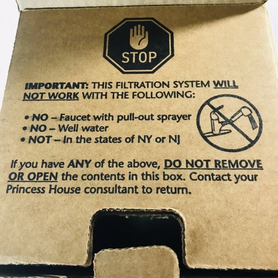 New Water Filter Princess House Water Filter System New