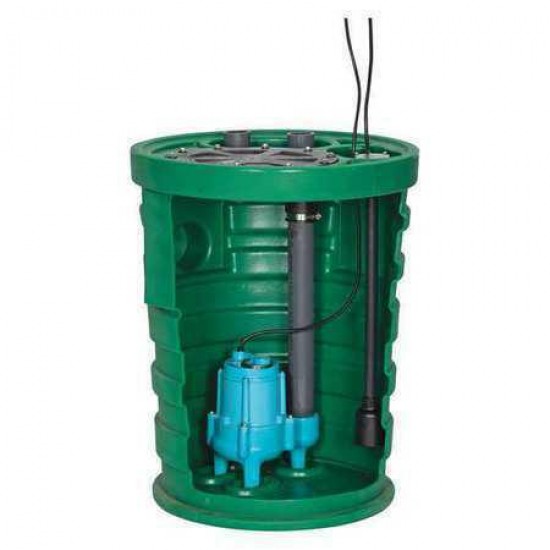 LITTLE GIANT 9SP2V2D Sewage System,4/10HP,4inx2in,8.5A,115V