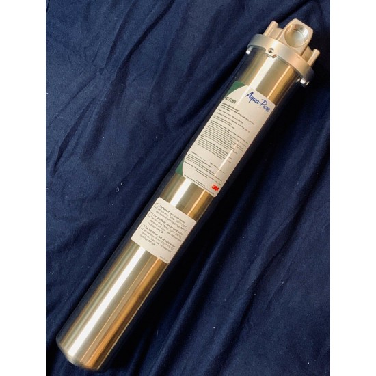 Lot of 2 ~ 3M Aqua-Pure SST2HB Stainless Steel Water Filtration System Housing