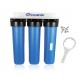 Triple Big Blue Water Filter Housing  20'' + Wrench and Bracket