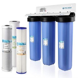 APEC Water Systems 3-Stage Whole House Water Filter System with Sediment, GAC