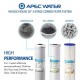 APEC Water Systems 3-Stage Whole House Water Filter System with Sediment, GAC