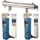 Bluonics 110W UV Ultraviolet Sediment & Carbon Well Water Filter Purifier 24 GPM