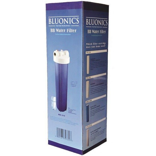 Bluonics 110W UV Ultraviolet Sediment & Carbon Well Water Filter Purifier 24 GPM