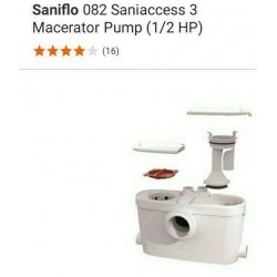 Saniflo SaniAccess 3 Elongated Kit, W/Extension Pipe & Trim, Free Shipping