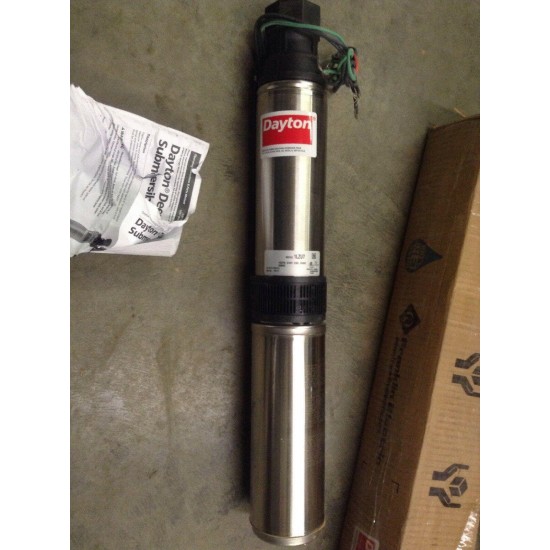 Pump,Deep Well,2 Wire,10GPM, 3/4HP, 230V DAYTON 1LZU7