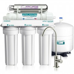 APEC 6 Stage 75 GPD Ultra Violet Sterilizer Reverse Osmosis System ROES-UV75-SS