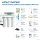 APEC 6 Stage 75 GPD Ultra Violet Sterilizer Reverse Osmosis System ROES-UV75-SS