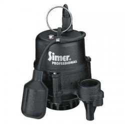 FLOTEC E5005TLT Effluent Pump,115V,Cast Iron,1/2HP