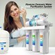 Alkaline Reverse Osmosis Water Filtration System Extra free 10 Replace Filters